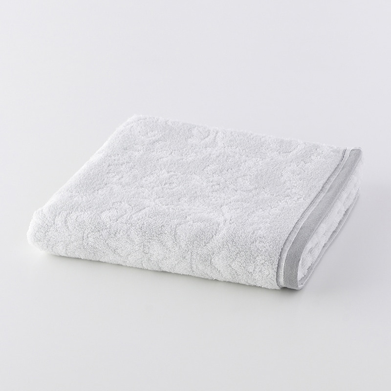 UCHINO ノーブル バスタオル グレー 9033B783GY 1枚（ご注文単位4枚）【直送品】