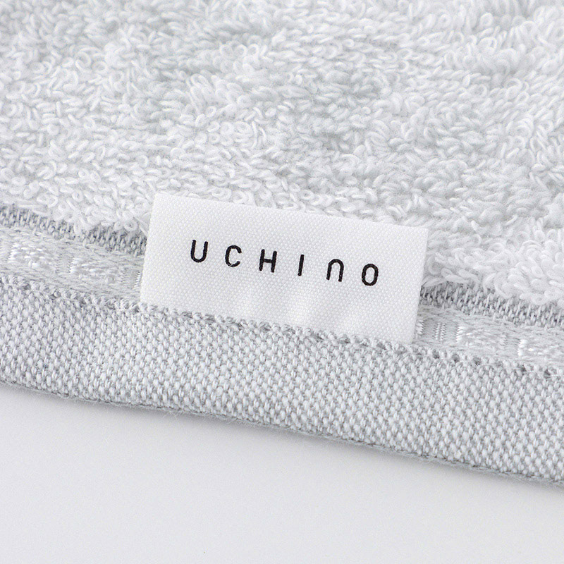 UCHINO ノーブル バスタオル グレー 9033B783GY 1枚(ご注文単位4枚)【直送品】