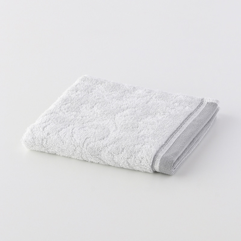 UCHINO ノーブル ゲストタオル グレー 9007G783GY 1枚（ご注文単位10枚）【直送品】