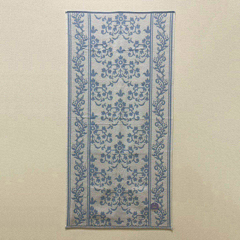 UCHINO エデン バスタオル ブルー 6120B354B 1枚(ご注文単位4枚)【直送品】