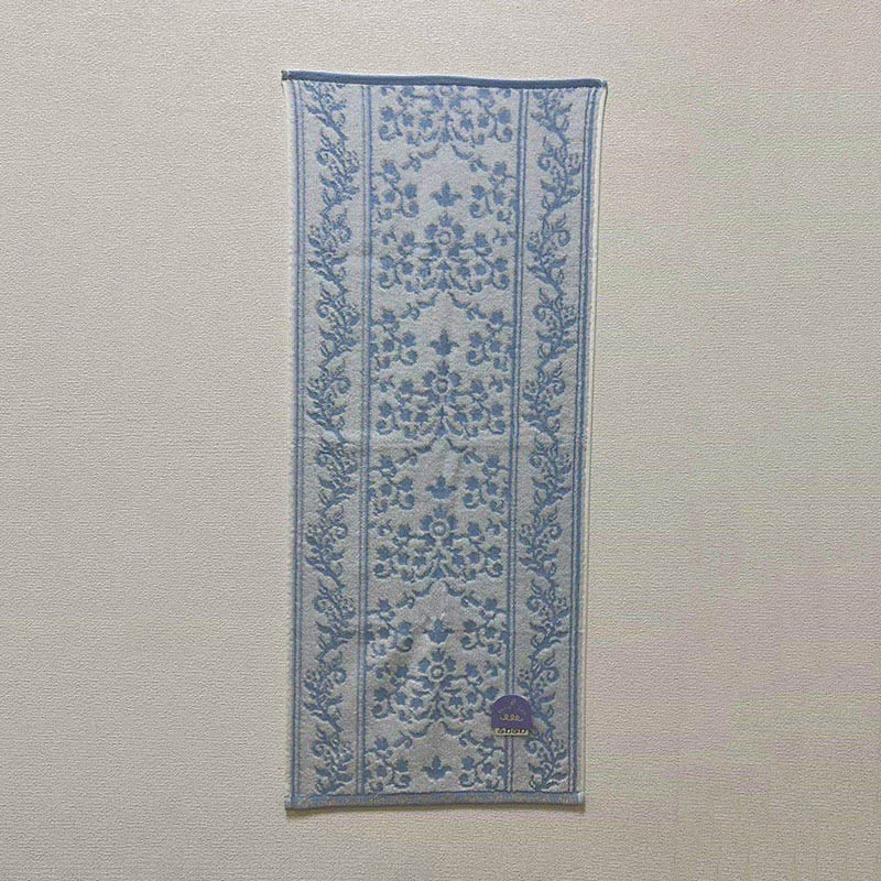 UCHINO エデン フェイスタオル ブルー 6108F354B 1枚（ご注文単位10枚）【直送品】