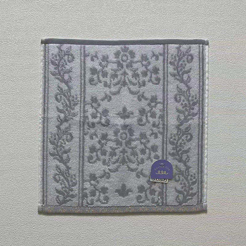 UCHINO エデン ゲストタオル グレー 6104G354GY 1枚（ご注文単位10枚）【直送品】