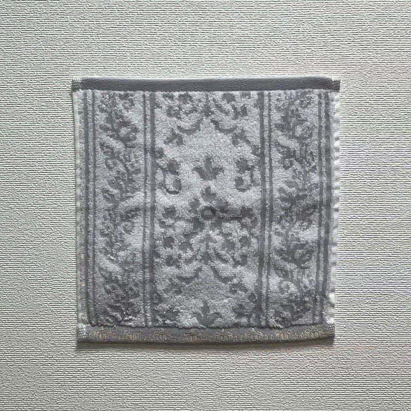 UCHINO エデン タオルハンカチ グレー 6804V260GY 1枚（ご注文単位10枚）【直送品】