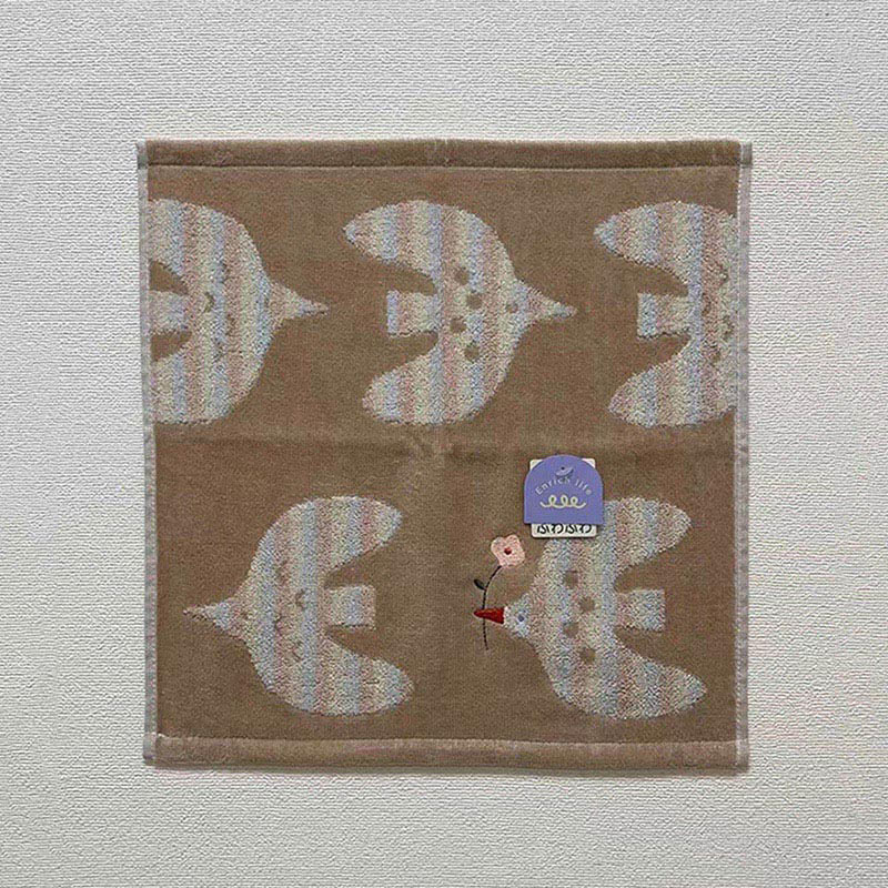 UCHINO ミミ ゲストタオル ベージュ 6104G359BE 1枚(ご注文単位10枚)【直送品】