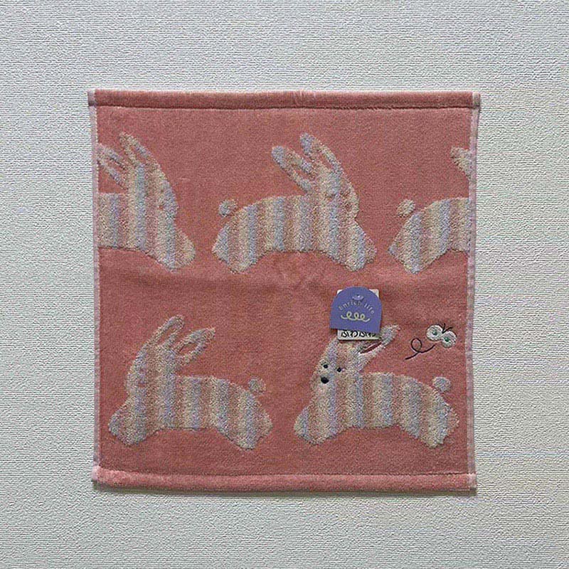 UCHINO ミミ ゲストタオル ピンク 6104G359P 1枚(ご注文単位10枚)【直送品】