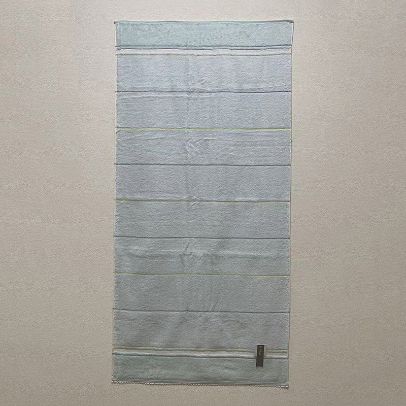 UCHINO フィーユ バスタオル ブルー 6130B394B 1枚(ご注文単位4枚)【直送品】