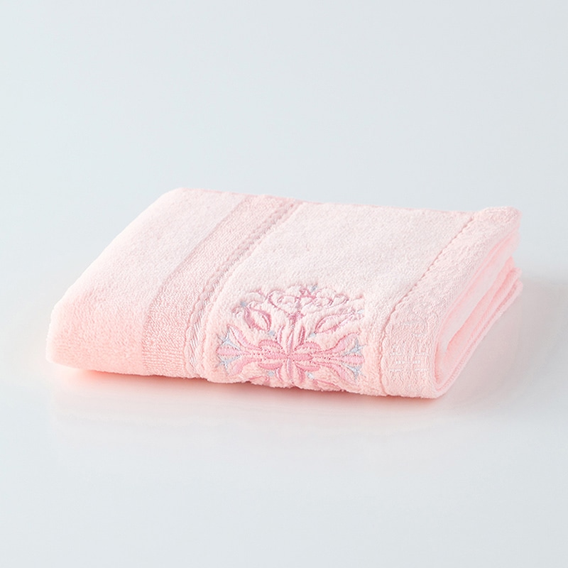 UCHINO プレシャス フェイスタオル ローズクォーツ 9007F772P 1枚（ご注文単位10枚）【直送品】