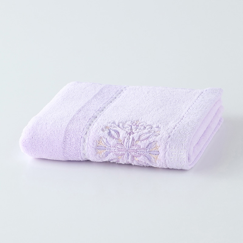 UCHINO プレシャス フェイスタオル アメジスト 9007F772V 1枚（ご注文単位10枚）【直送品】