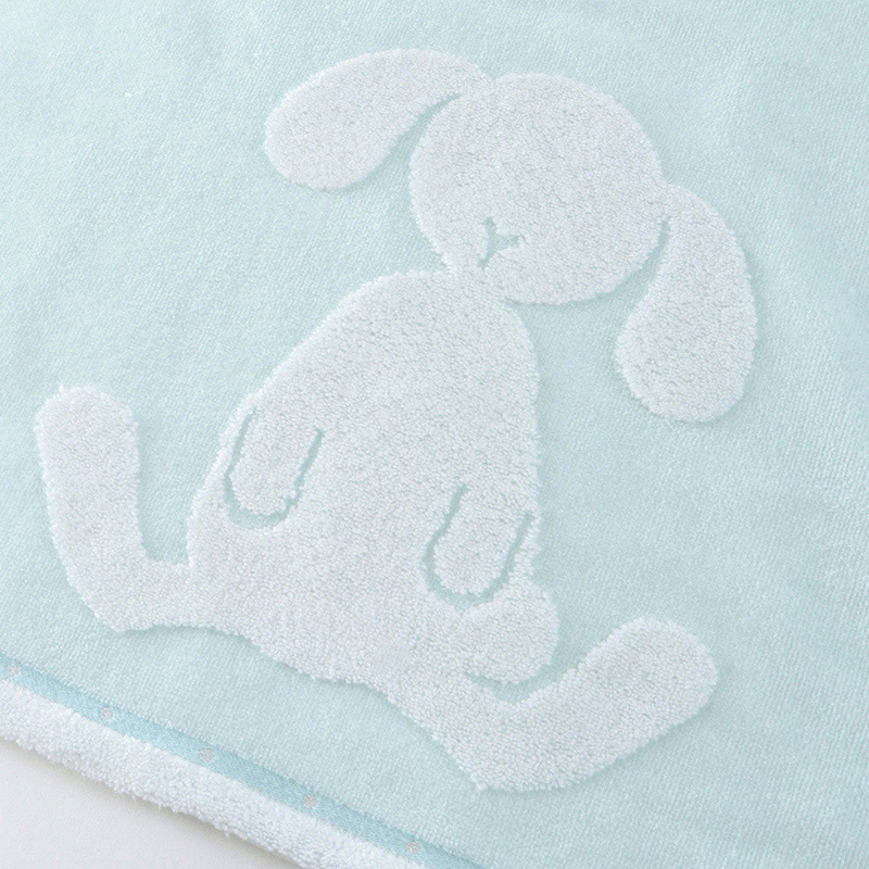 UCHINO ふわふわバニー バスタオル ライトブルー 8832B858LB 1枚（ご注文単位2枚）【直送品】