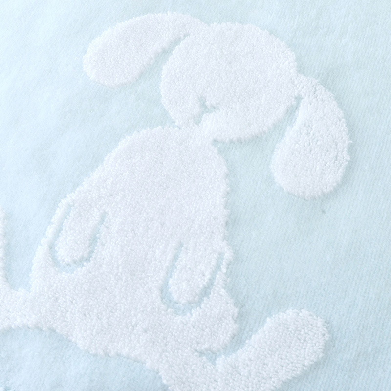 UCHINO ふわふわバニー ゲストタオル ライトブルー 8807G858LB 1枚（ご注文単位10枚）【直送品】