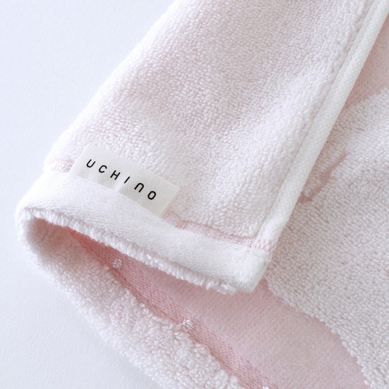 UCHINO ふわふわバニー ゲストタオル ライトピンク 8807G858LP 1枚(ご注文単位10枚)【直送品】