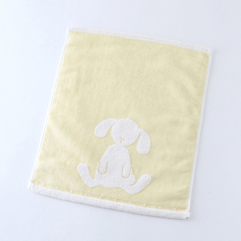 UCHINO ふわふわバニー ゲストタオル ライトイエロー 8807G858LY 1枚（ご注文単位10枚）【直送品】