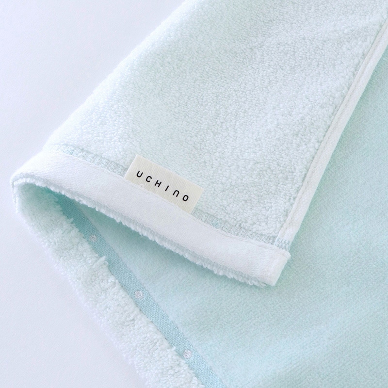UCHINO ふわふわバニー ベビーバスタオル ライトブルー 8828C858LB 1枚(ご注文単位2枚)【直送品】