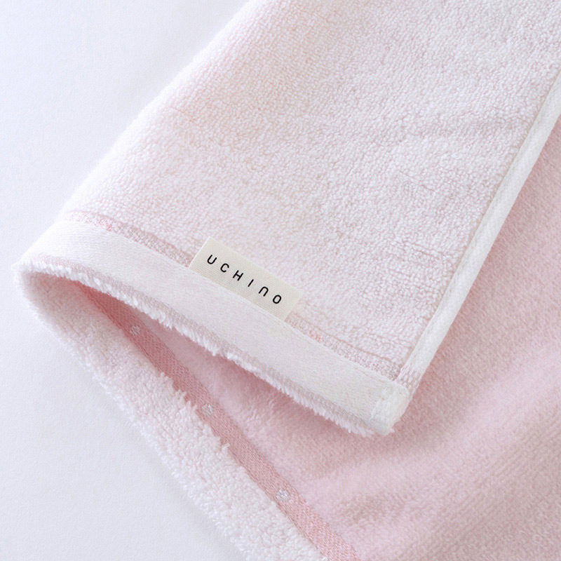 UCHINO ふわふわバニー ベビーバスタオル ライトピンク 8828C858LP 1枚(ご注文単位2枚)【直送品】