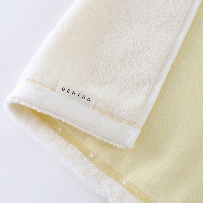 UCHINO ふわふわバニー ベビーバスタオル ライトイエロー 8828C858LY 1枚（ご注文単位2枚）【直送品】
