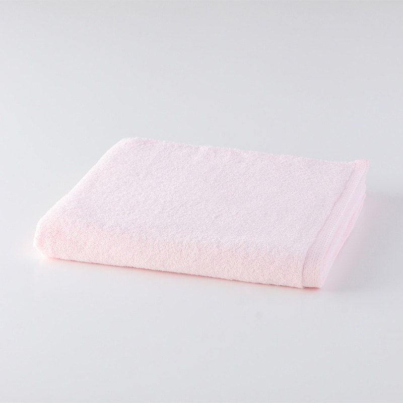 UCHINO ふわふわカラー バスタオル ピンク 8830B831P1 1枚（ご注文単位4枚）【直送品】