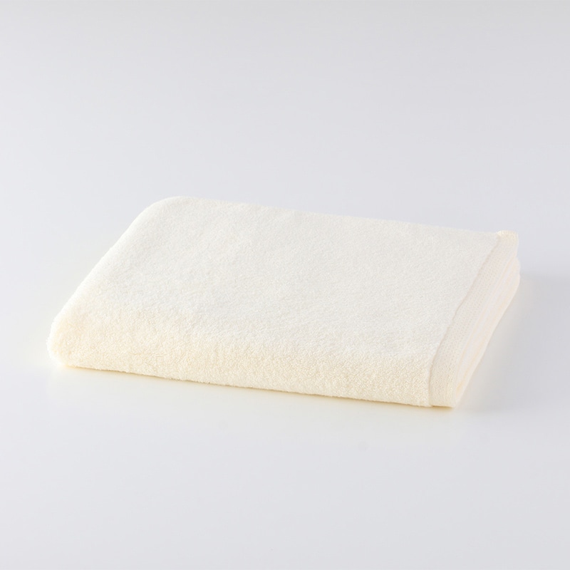 UCHINO ふわふわカラー バスタオル イエロー 8830B831Y1 1枚（ご注文単位4枚）【直送品】