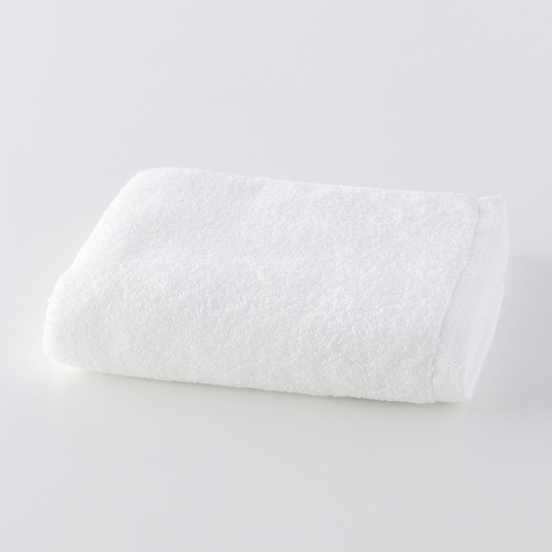 UCHINO ふわふわカラー フェイスタオル ホワイト 8810F831W1 1枚（ご注文単位10枚）【直送品】