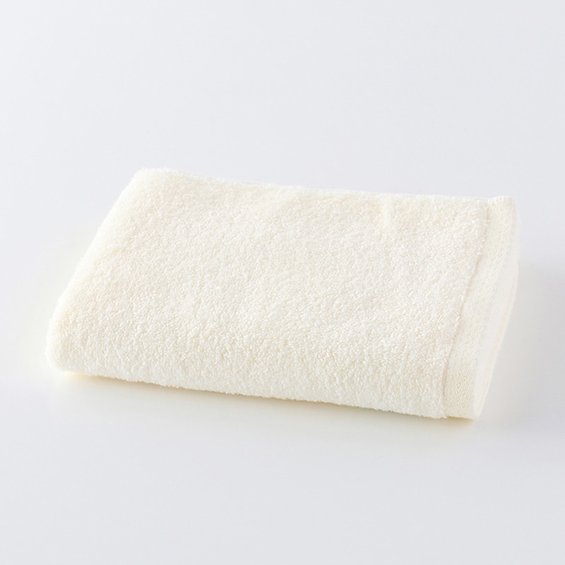 UCHINO ふわふわカラー フェイスタオル イエロー 8810F831Y1 1枚（ご注文単位10枚）【直送品】