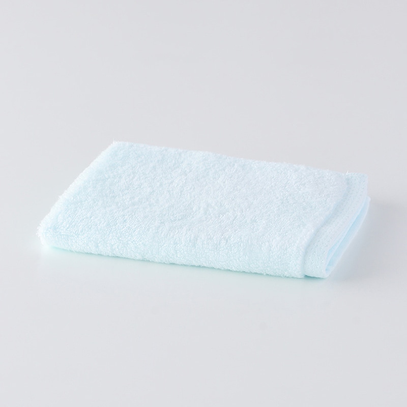 UCHINO ふわふわカラー ゲストタオル ブルー 8806G831B1 1枚（ご注文単位10枚）【直送品】