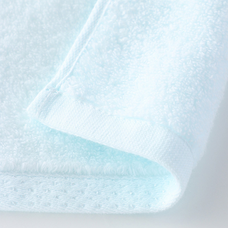 UCHINO ふわふわカラー ゲストタオル ブルー 8806G831B1 1枚(ご注文単位10枚)【直送品】