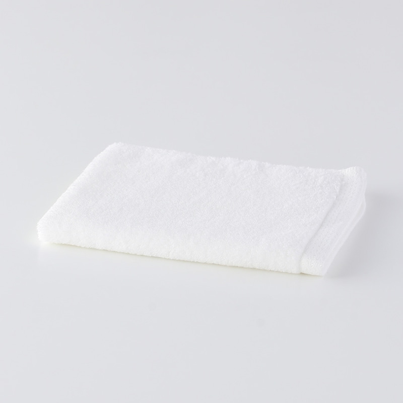 UCHINO ふわふわカラー ゲストタオル ホワイト 8806G831W1 1枚（ご注文単位10枚）【直送品】