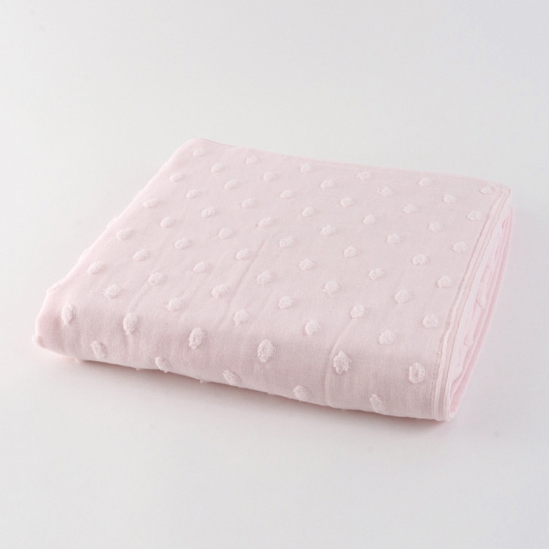 UCHINO ふわふわガーゼドット バスタオル ピンク 8833B566P 1枚（ご注文単位4枚）【直送品】