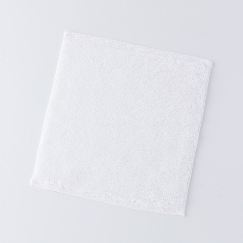 UCHINO とってもよく吸う ごくふわ ゲストタオル ホワイト 8809G892W 1枚（ご注文単位10枚）【直送品】