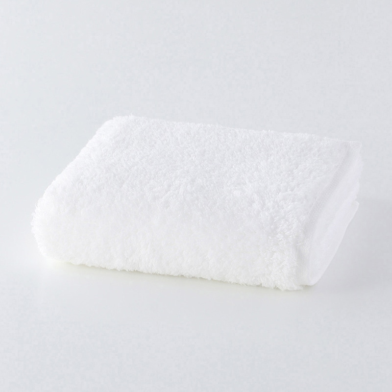 UCHINO とってもよく吸う ごくふわ スモールバスタオル ホワイト 8832B892W 1枚（ご注文単位4枚）【直送品】