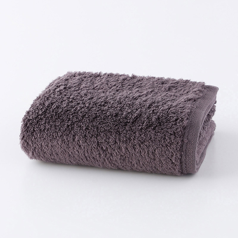 UCHINO とってもよく吸う ごくふわ フェイスタオル ダークグレー 8817F892DGY 1枚（ご注文単位10枚）【直送品】