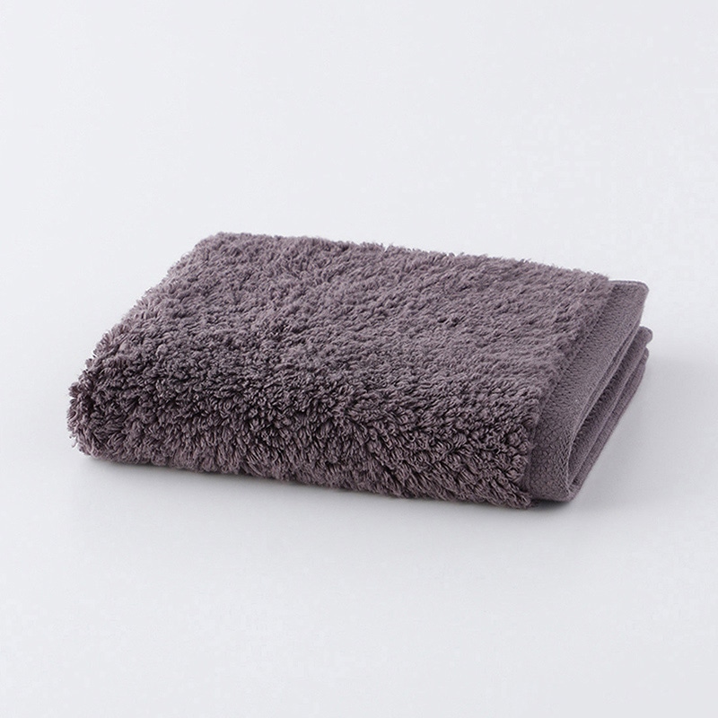 UCHINO とってもよく吸う ごくふわ ゲストタオル ダークグレー 8809G892DGY 1枚(ご注文単位10枚)【直送品】