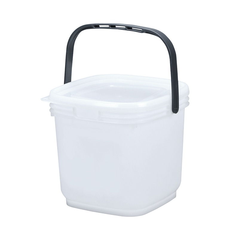 コマセバケツ 角型 角10 ナチュラル 1個（ご注文単位24個）【直送品】