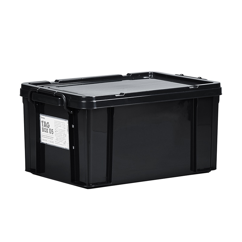 収納ボックス タッグボックス 05 ブラック 1個(ご注文単位6個)【直送品】