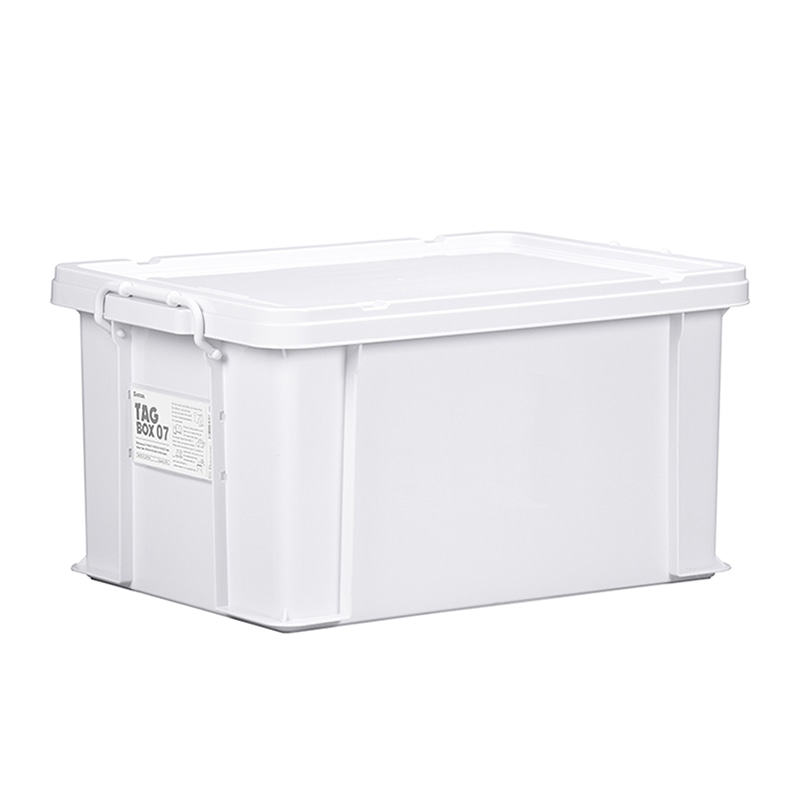 収納ボックス タッグボックス 07 ホワイト 1個（ご注文単位4個）【直送品】