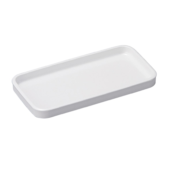 スリーライン シェルミン　ホテルトレイ ホワイト　164×86mm SM-11208WH　1枚（ご注文単位10枚）【直送品】