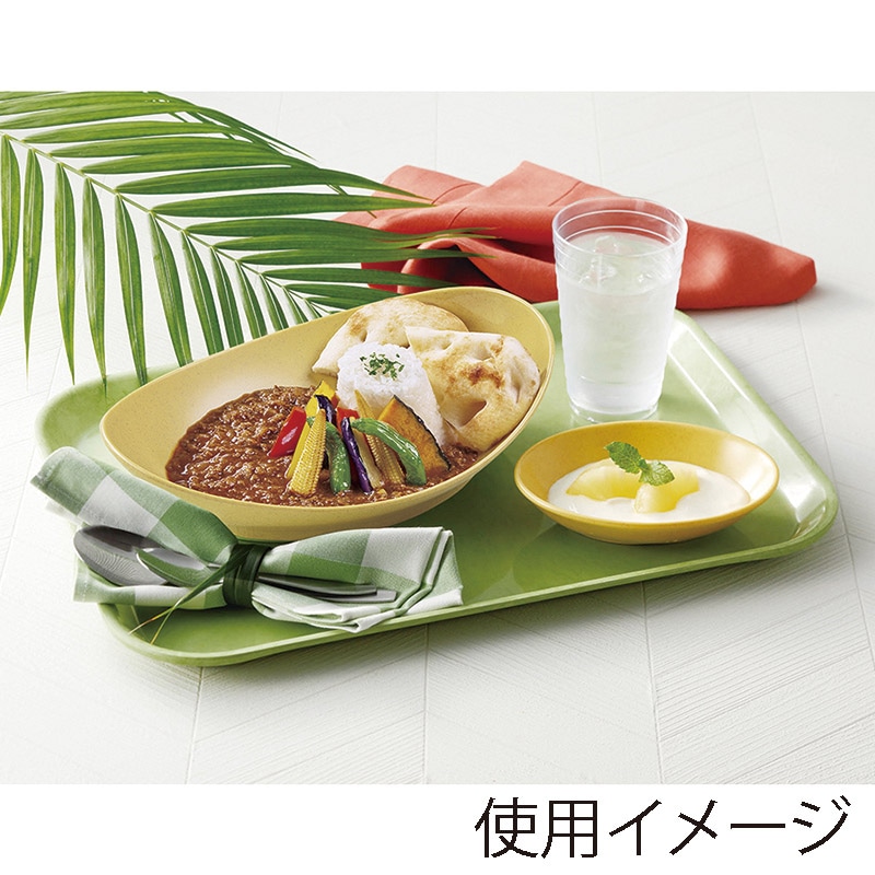 スリーライン シェルミン オーバルプレート 芥子色 SM-1104SG 1個(ご注文単位5個)【直送品】