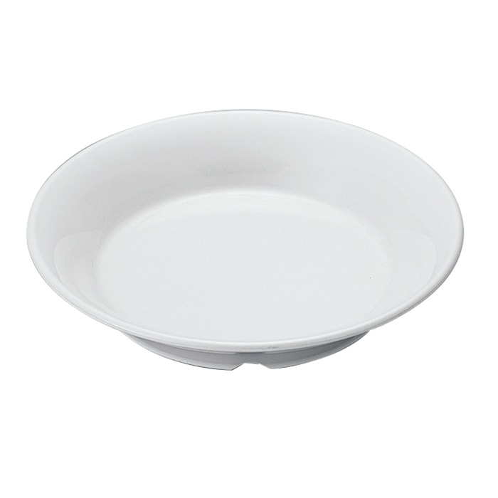 スリーライン シェルミン　18cm 深皿 白色 SM-11164SW　1枚（ご注文単位10枚）【直送品】
