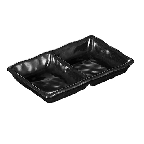 スリーライン シェルミン　2点薬味入れ 黒色 SM-11498SS　1個（ご注文単位10個）【直送品】