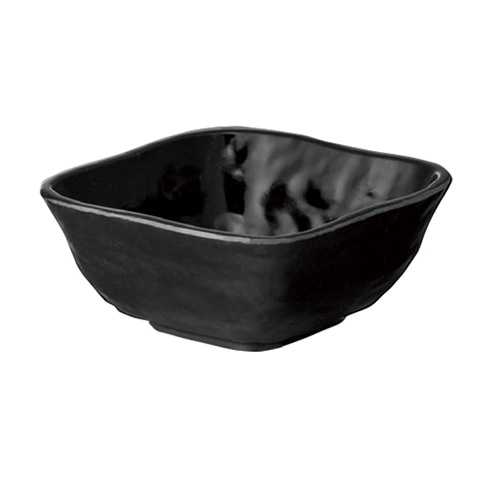 スリーライン シェルミン　角小鉢 漆黒色 SM-11487SS　1個（ご注文単位10個）【直送品】