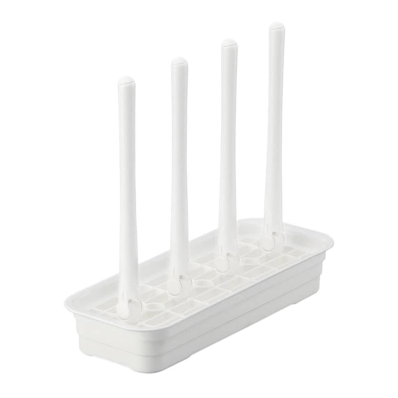 イノマタ化学 ボトル・袋水切りスタンド ポタ・ペット ホワイト 0053 1個（ご注文単位1個）【直送品】