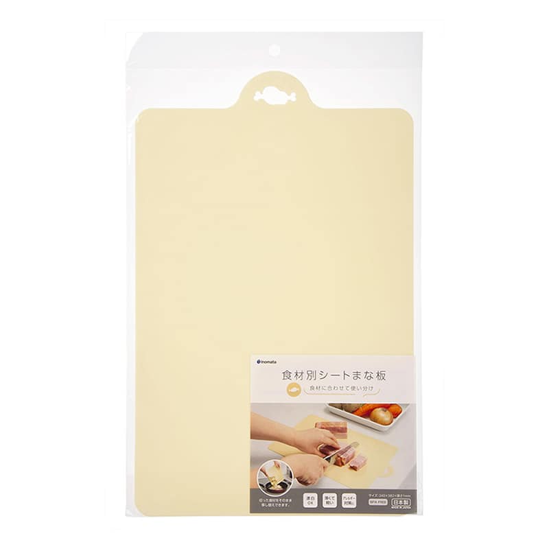 イノマタ化学 食材別シートまな板 肉 アイボリー 56 1個（ご注文単位1個）【直送品】
