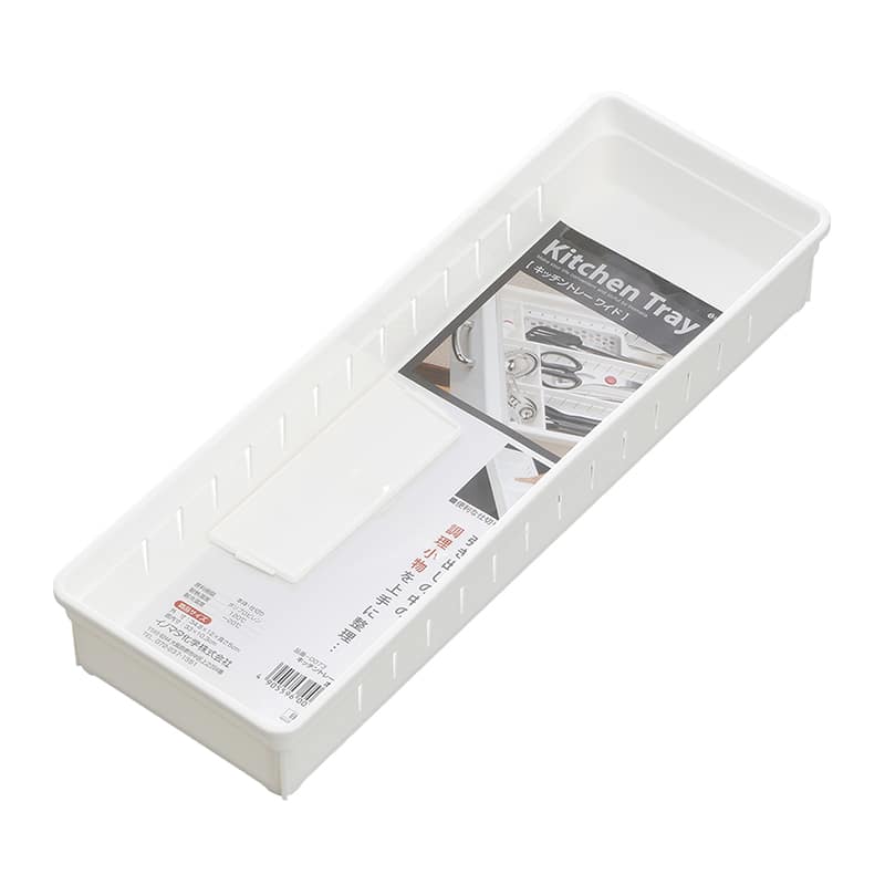 イノマタ化学 キッチントレー ワイド ホワイト 0073 1個（ご注文単位1個）【直送品】