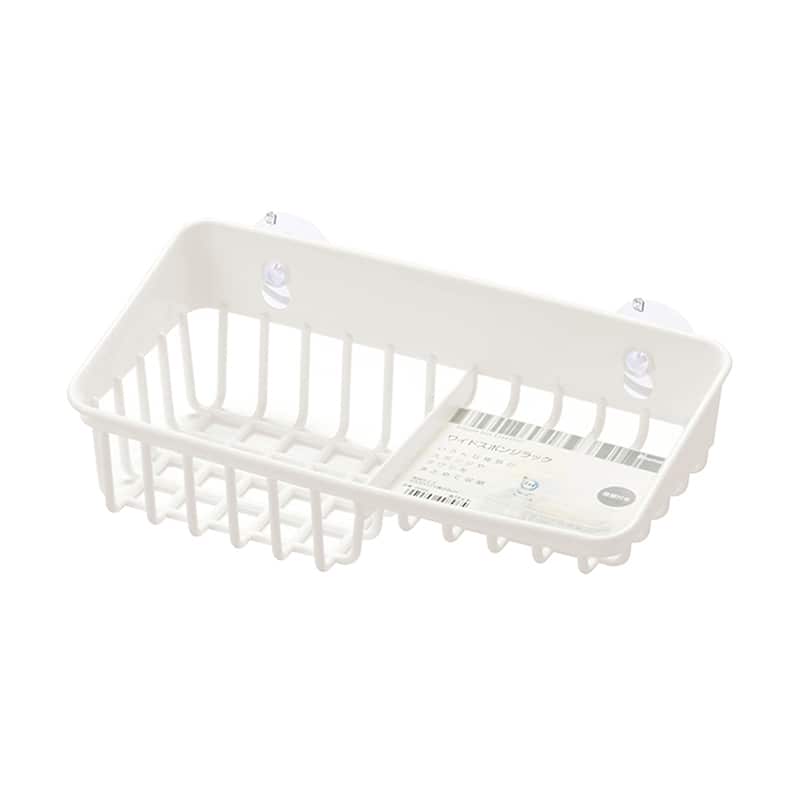 イノマタ化学 ワイドスポンジラック ホワイト 0089 1個（ご注文単位1個）【直送品】