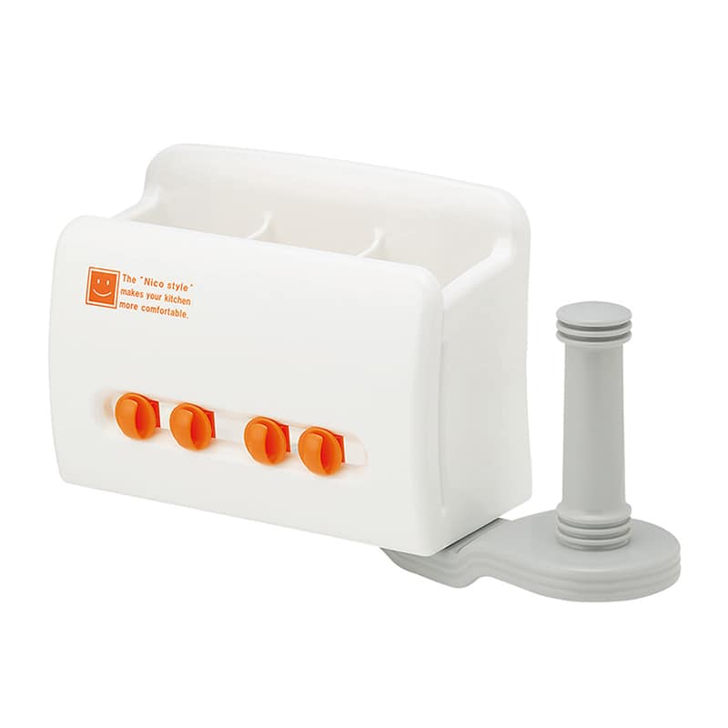 イノマタ化学 ターンペーパーホルダー ホワイト 0096 1個（ご注文単位1個）【直送品】