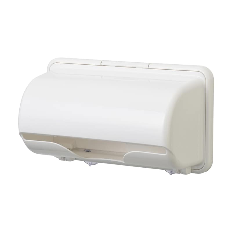 イノマタ化学 キッチンペーパーホルダー ピュアホワイト 0342 1個（ご注文単位1個）【直送品】