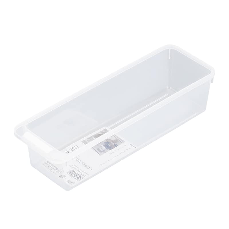 イノマタ化学 冷蔵庫 スリムストッカー クリアー 0352 1個（ご注文単位1個）【直送品】