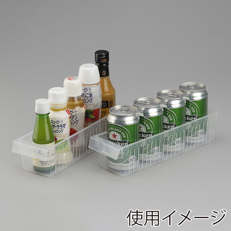 イノマタ化学 キレイ ストッカー スリム クリアー 0366 1個(ご注文単位1個)【直送品】