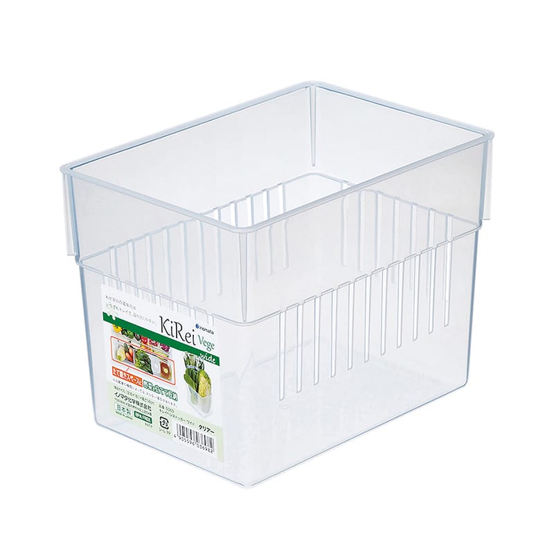 イノマタ化学 キレイ ベジストッカー ワイド クリアー 0369 1個（ご注文単位1個）【直送品】