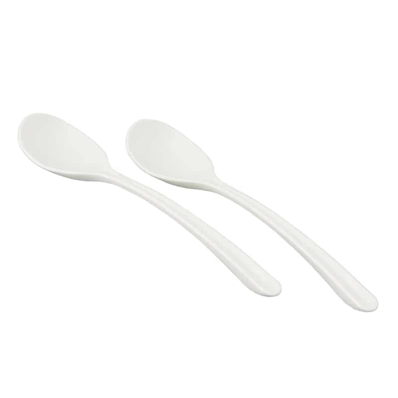 イノマタ化学 フォリオ スプーン 2P ホワイト 1018 1セット（ご注文単位1セット）【直送品】