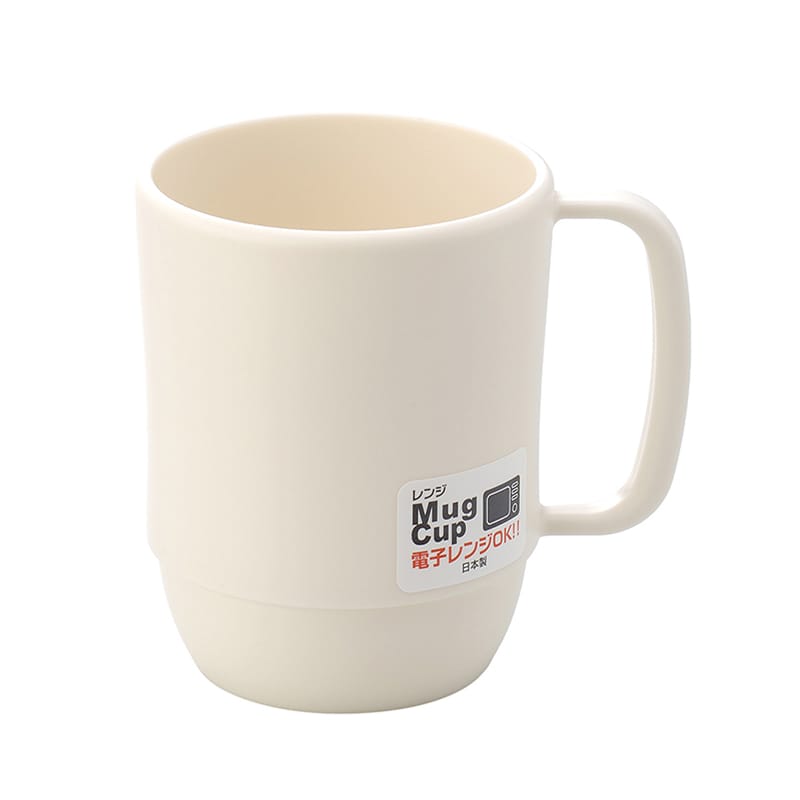イノマタ化学 レンジマグカップ アイボリー 1116 1個（ご注文単位1個）【直送品】